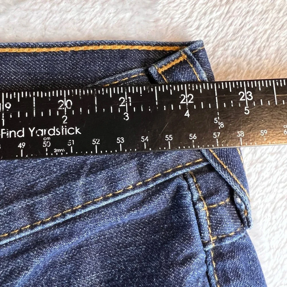 True Religion Ricky Jeans Mens 44x33.5 Blue Dark Straight Made in USA